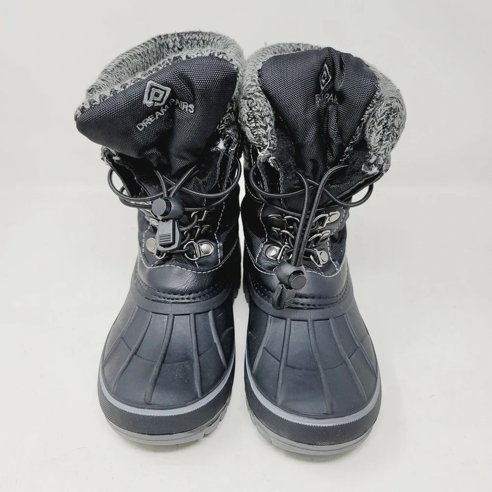 Dream Pairs Girls Boots Sz 13 M Kmonte-1 Winter Black